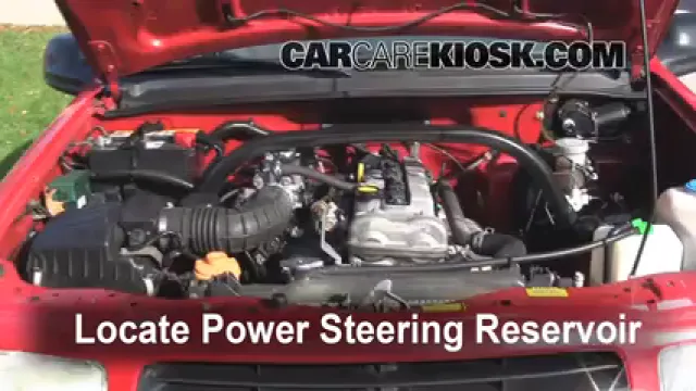 2000 Chevrolet Tracker 2.0L 4 Cyl. (2 Door) Power Steering Fluid Check Fluid Level